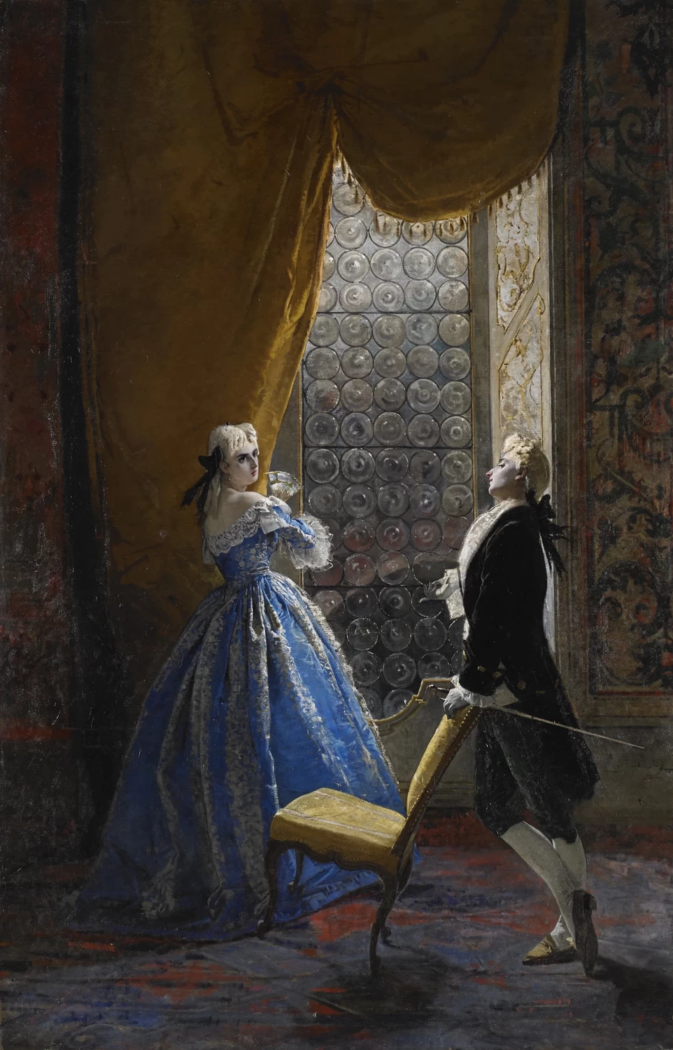 Colloquio del galantino con donna Clelia